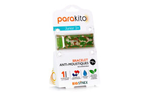PARAKITO Bracelet anti-moustiques rechargeable Junior Camouflage