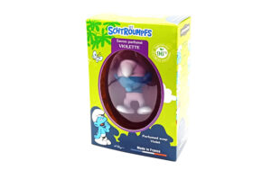 LE COMPTOIR DU BAIN Les Schtroumpfs Savon parfumé Violette 75 gr + 1 figurine