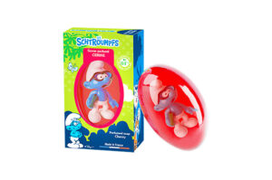 LE COMPTOIR DU BAIN Les Schtroumpfs Savon parfumé Cerise 75 gr + 1 figurine