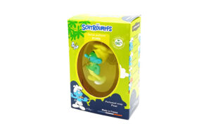 LE COMPTOIR DU BAIN Les Schtroumpfs Savon parfumé Poire 75 gr + 1 figurine