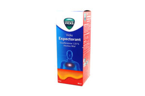 VICKS Expectorant Guaïfénésine 1,33 % Adultes Miel sirop 180 ml