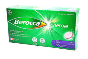 BEROCCA Énergie goût cassis 30 comprimés effervescents