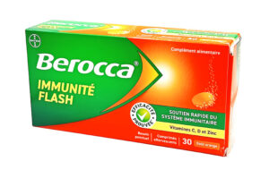 BEROCCA Immunité Flash goût orange 30 comprimés effervescents