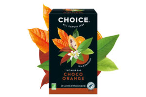 CHOICE Thé Noir Choco Orange Bio 20 sachets