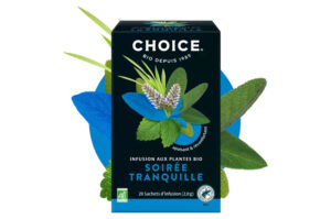 CHOICE Infusion aux plantes Soirée Tranquille Bio 20 sachets