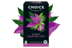 CHOICE Thé Noir Darjeeling Bio 20 sachets
