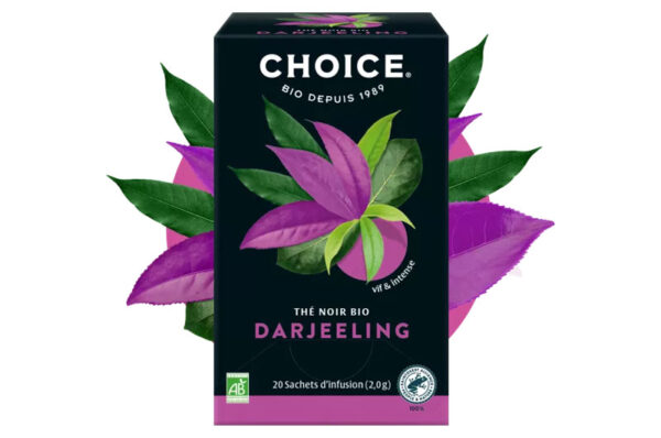 CHOICE Thé Noir Darjeeling Bio 20 sachets