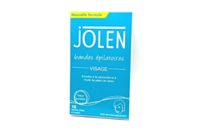 JOLEN Bandes épilatoires Visage peaux sensibles 16 bandes