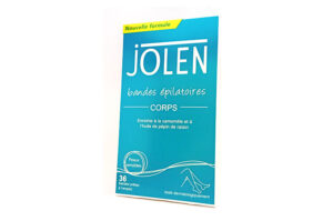 JOLEN Bandes épilatoires Corps peaux sensibles 36 bandes