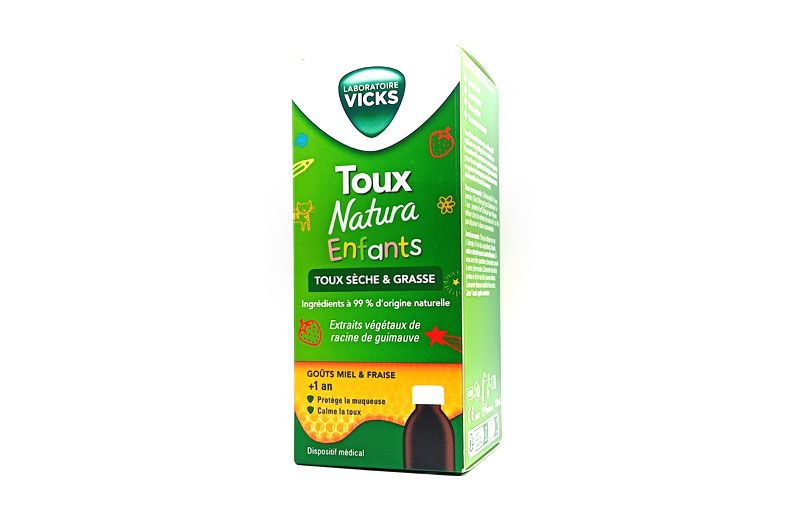 VICKS Natura Enfants Sirop Toux sèche et grasse 140 ml