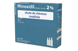 BIOGARAN Minoxidil 2 % chute de cheveux modérée 3 flacons de 60 ml