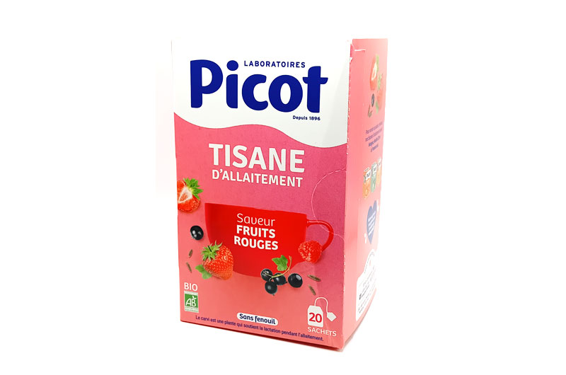 PICOT Tisane d’Allaitement Fruits Rouges Bio 20 sachets