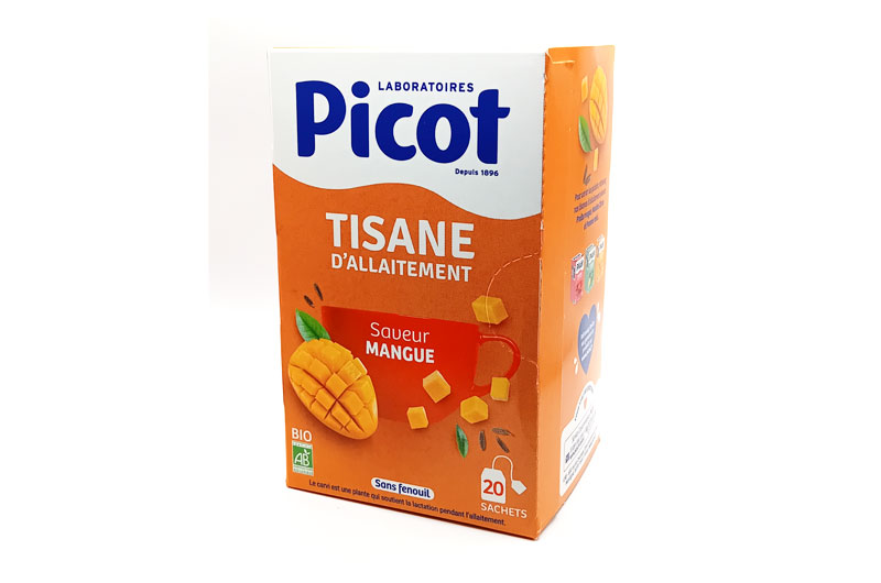 PICOT Tisane d’Allaitement Mangue Bio 20 sachets