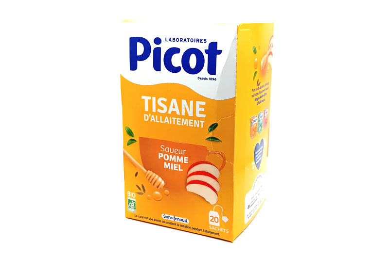 PICOT Tisane d’Allaitement Pomme Miel Bio 20 sachets