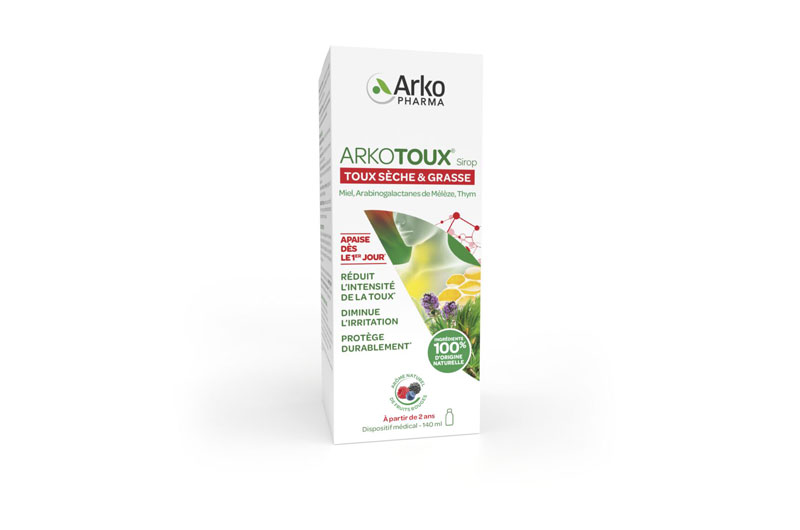 ARKOPHARMA ArkoToux Sirop toux sèche et grasse 140 ml