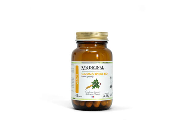 MEDICINAL Ginseng Rouge Bio 45 gélules
