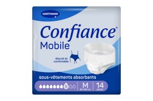 CONFIANCE MOBILE sous-vêtements 8 gouttes Taille M 14 pièces