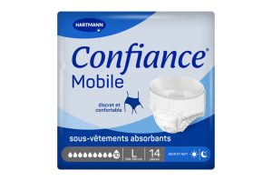 CONFIANCE MOBILE sous-vêtements 10 gouttes Taille L 14 pièces
