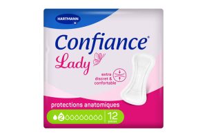 CONFIANCE LADY protection anatomique 2 gouttes 12 pièces