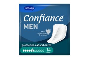 CONFIANCE MEN protection anatomique 5 gouttes 14 pièces