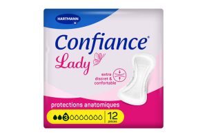 CONFIANCE LADY protection anatomique 3 gouttes 12 pièces