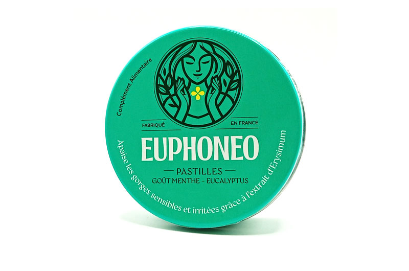 EUPHONEO Pastilles gorge goût menthe-eucalyptus 50 gr