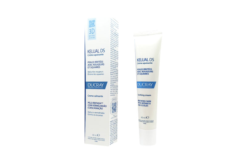 DUCRAY KELUAL DS Crème apaisante peaux irritées avec rougeurs et squames 40 ml