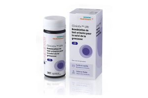 CLINISTIX URI Bandelettes de test urinaire pour suivi de la grossesse 25 bandelettes