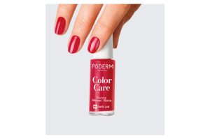 PODERM Vernis Color Care Tea Tree - Rouge Rose 8 ml