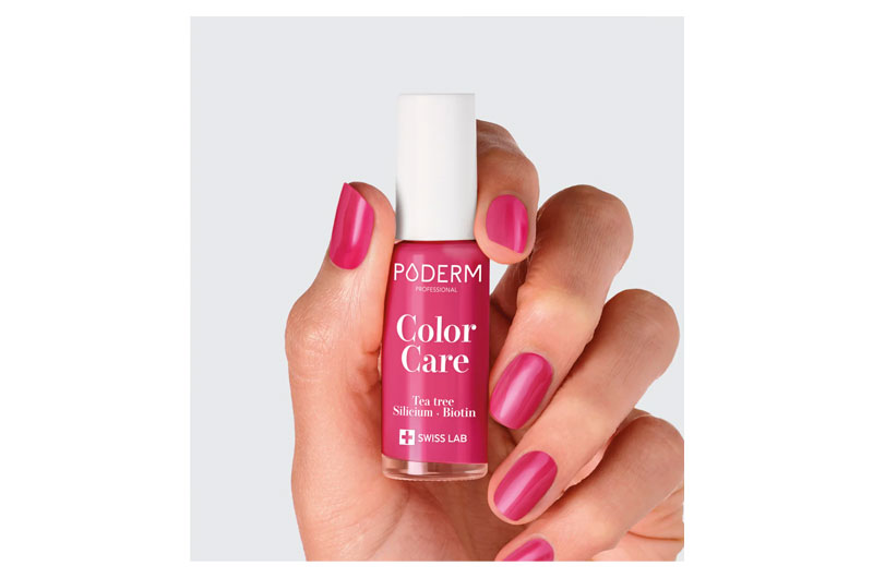 PODERM Vernis Color Care Tea Tree - Rose Framboise 8 ml