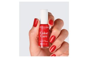 PODERM Vernis Color Care Tea Tree - Rouge Cerise 8 ml
