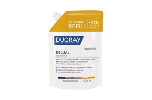 DUCRAY KELUAL SQUANORM Shampooing Hydratant Anti-pelliculaire - Eco-Recharge 400 ml