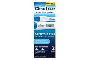 CLEARBLUE Test de Grossesse Testez et Confirmez x 2