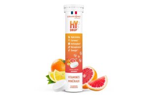 GRANIONS HYDROP Pastilles Hydratation 20 comprimés effervescents Agrumes