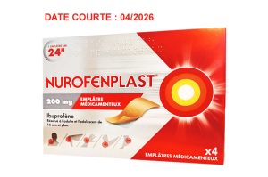 NUROFENPLAST 200 mg Emplâtres médicamenteux 4 unités