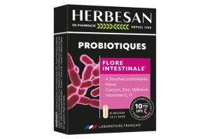 HERBESAN Probiotiques Flore Intestinale 15 gélules