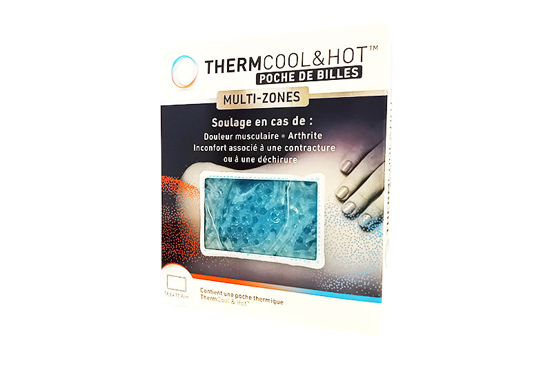 THERMCOOL&HOT Poche Billes Cheville et Poignet chaud/froid 1 poche
