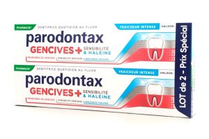 PARODONTAX Gencives + Sensibilité & Haleine Fraîcheur intense Dentifrice 2 x 75 ml