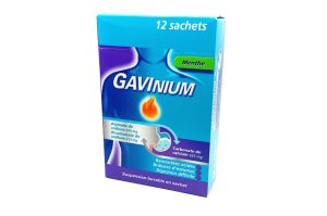 GAVINIUM suspension buvable en sachet goût menthe 12 sachets