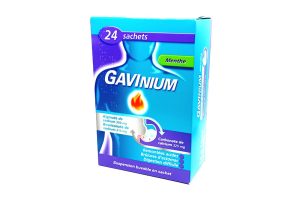 GAVINIUM suspension buvable en sachet goût menthe 24 sachets