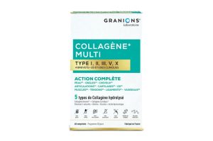 GRANIONS Collagène+ Multi type I, II, III, V, X 60 comprimés