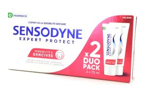 SENSODYNE Expert Protect Sensibilité&Gencives Dentifrice menthe 2 x 75 ml
