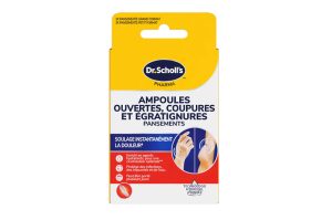SCHOLL Pansements Ampoules Ouvertes, coupures et égratignures 6 pansements