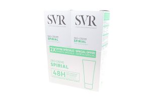 SVR Spirial Crème anti-transpirante 2 x 50 ml