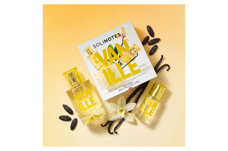 SOLINOTES Coffret Duo Incontournable Vanille 1 Eau de Parfum 50ml + 15ml