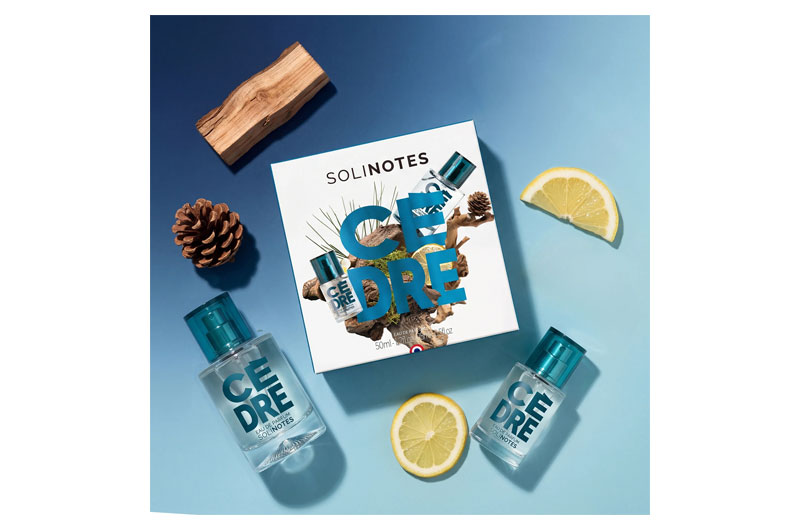 SOLINOTES Coffret Duo Incontournable Cèdre 1 Eau de Parfum 50ml + 15ml