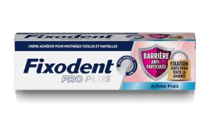 FIXODENT Pro Plus Barrière Anti-Particules Arôme Frais