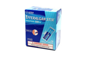 EFFERALGAN STIX FRAMBOISE 500 mg 16 granulés en sachet