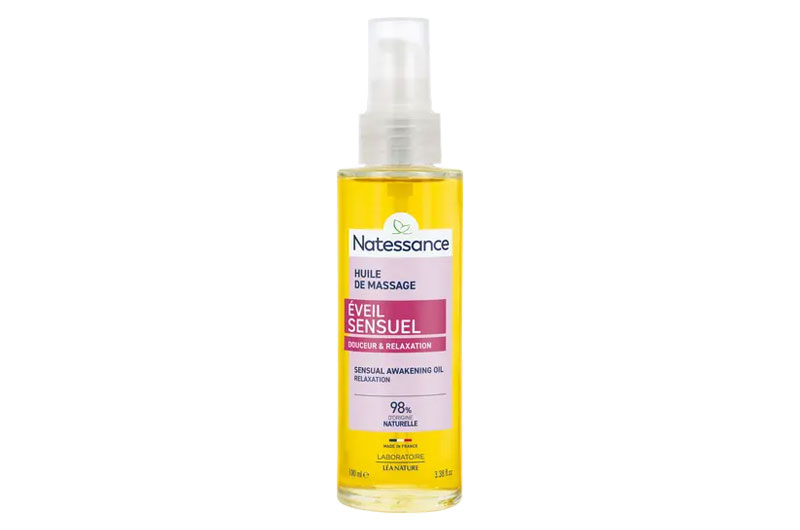 NATESSANCE Huile de Massage Éveil Sensuel 100 ml