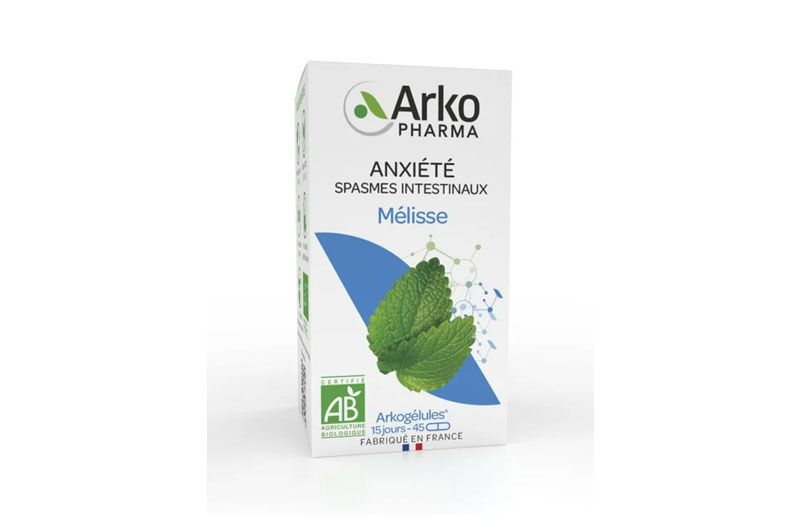 ARKOPHARMA Arkogélules Anxiété Mélisse Bio 45 gélules